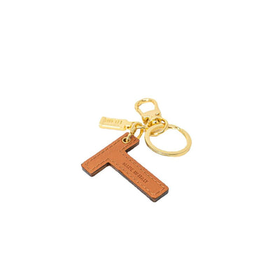 Alviero Martini Prima Classe beige lederen sleutelhanger