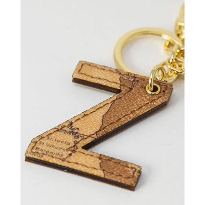 Alviero Martini Prima Classe beige lederen sleutelhanger