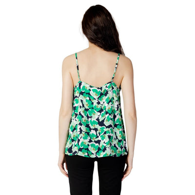Jacqueline De Yong Groen Katoenen Tanktop