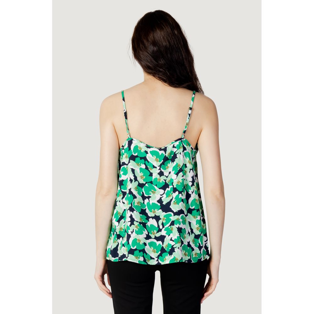 Jacqueline De Yong Groen Katoenen Tanktop