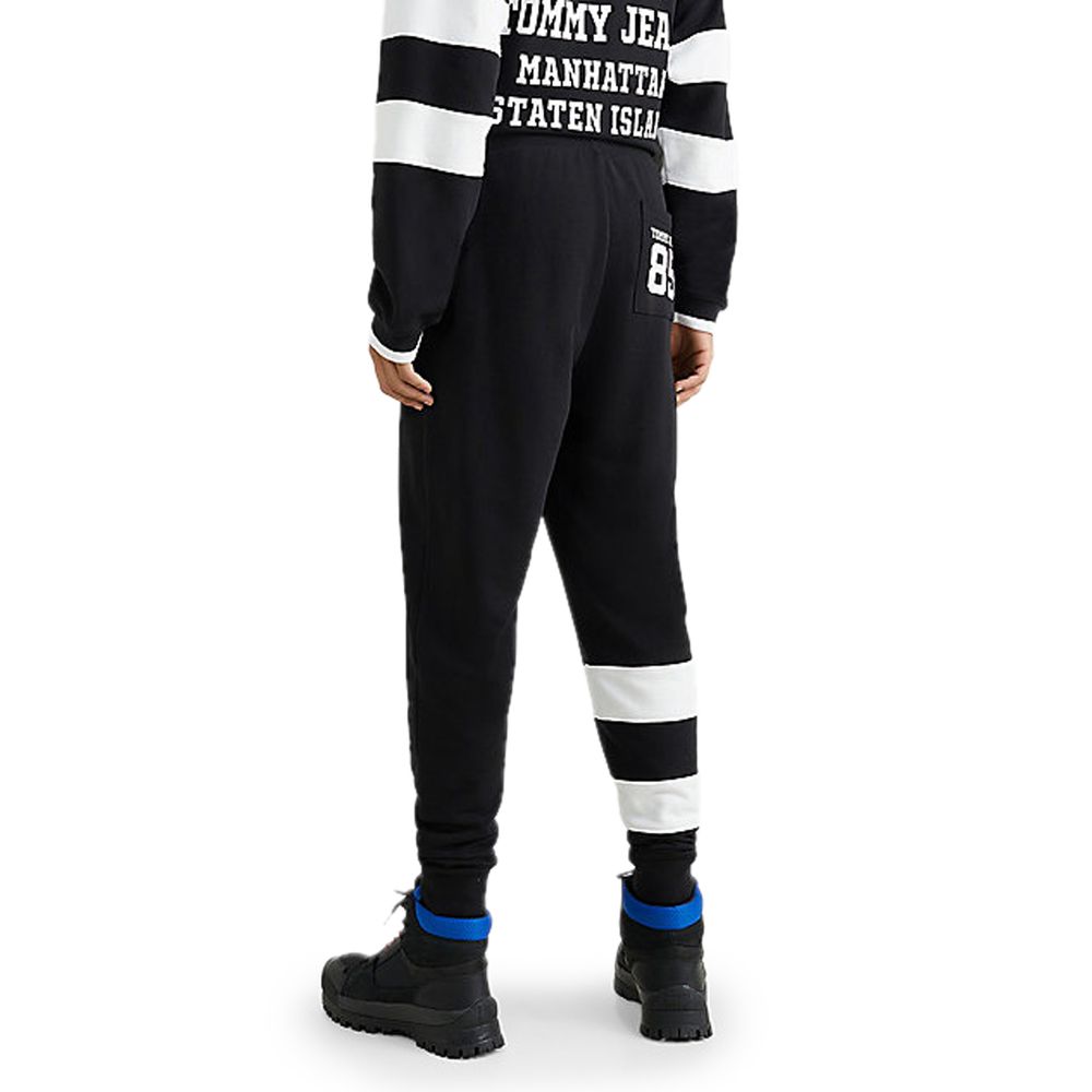 Tommy Hilfiger Jeans Zwarte Katoenen Joggingbroek