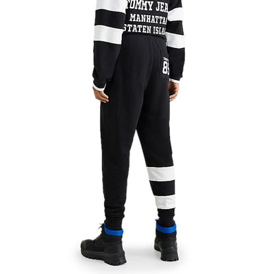 Tommy Hilfiger Jeans Zwarte Katoenen Joggingbroek