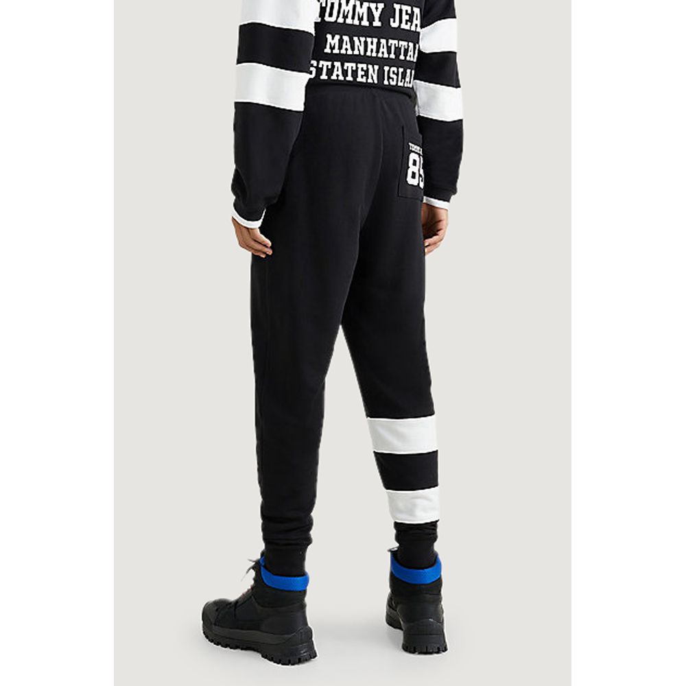 Tommy Hilfiger Jeans Zwarte Katoenen Joggingbroek