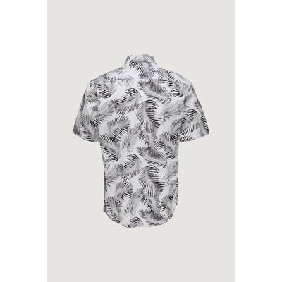 Only &amp; Sons Witte Katoenen Korte Mouw