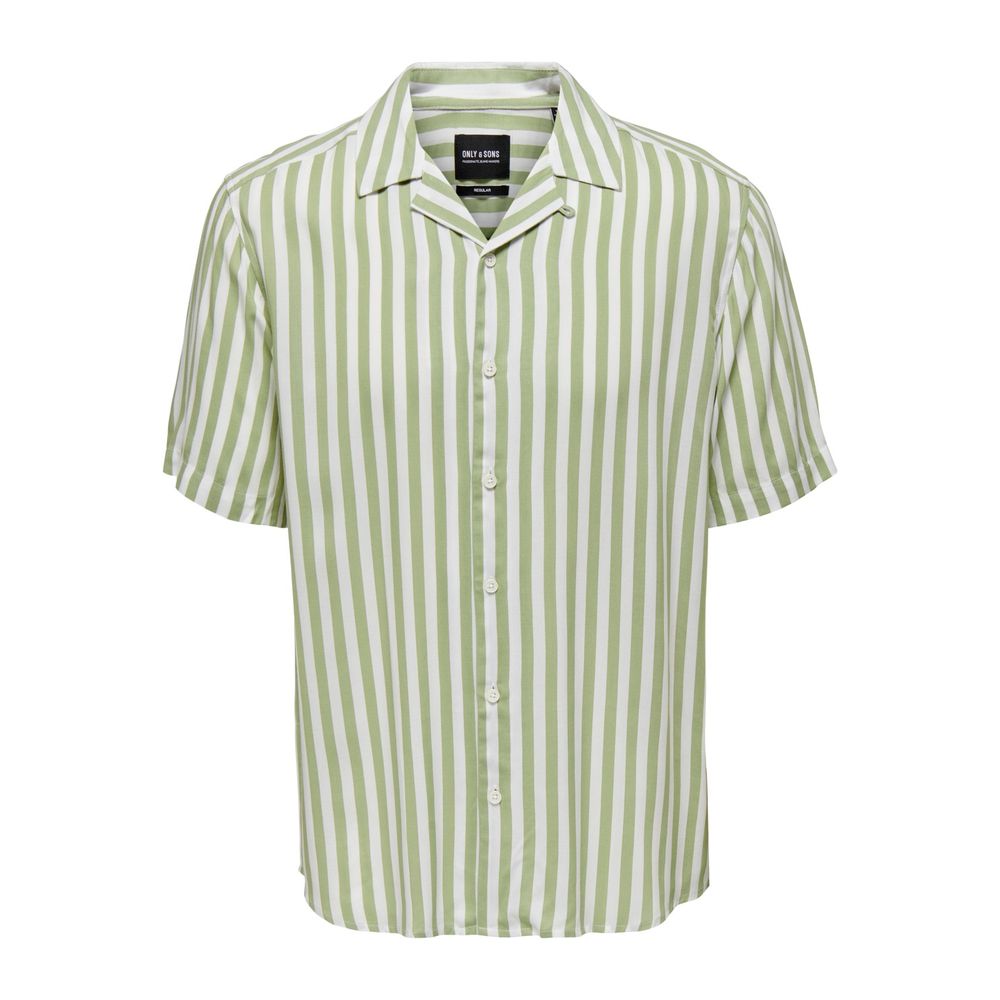 T-shirt à manches courtes en viscose verte Only &amp; Sons