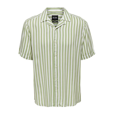 T-shirt à manches courtes en viscose verte Only &amp; Sons