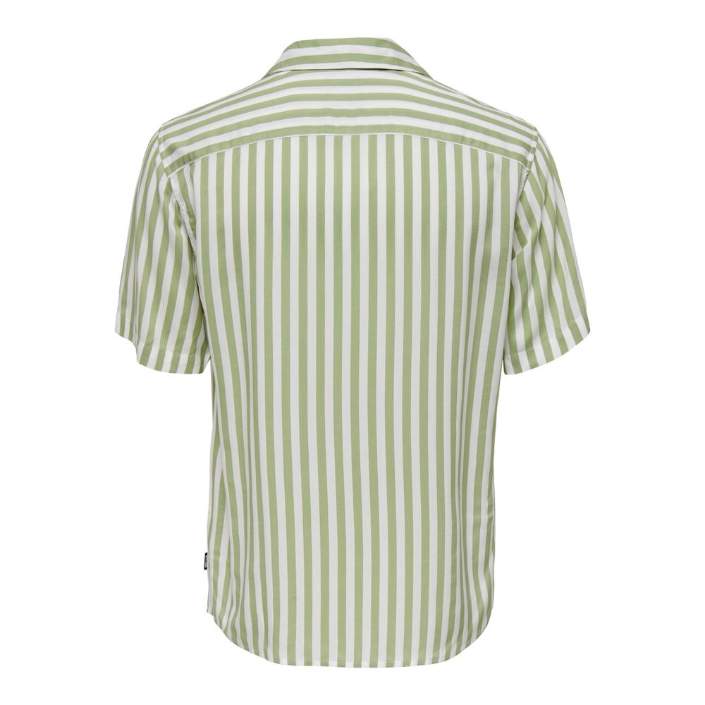T-shirt à manches courtes en viscose verte Only &amp; Sons
