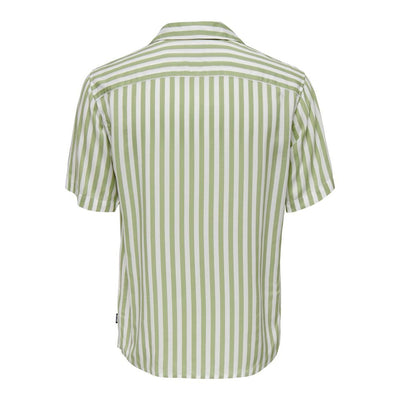 T-shirt à manches courtes en viscose verte Only &amp; Sons