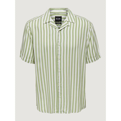 T-shirt à manches courtes en viscose verte Only &amp; Sons