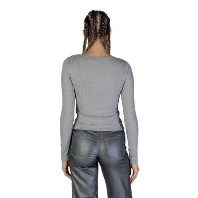 Vero Moda Silver Recycled Polyester Long Sleeve