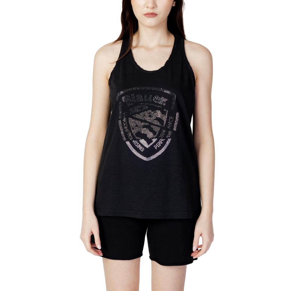 T-shirt en coton noir Blauer