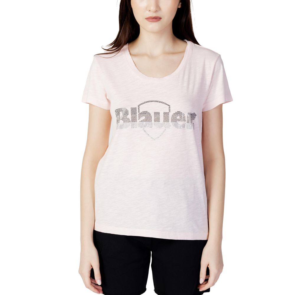 T-shirt en coton multicolore Blauer