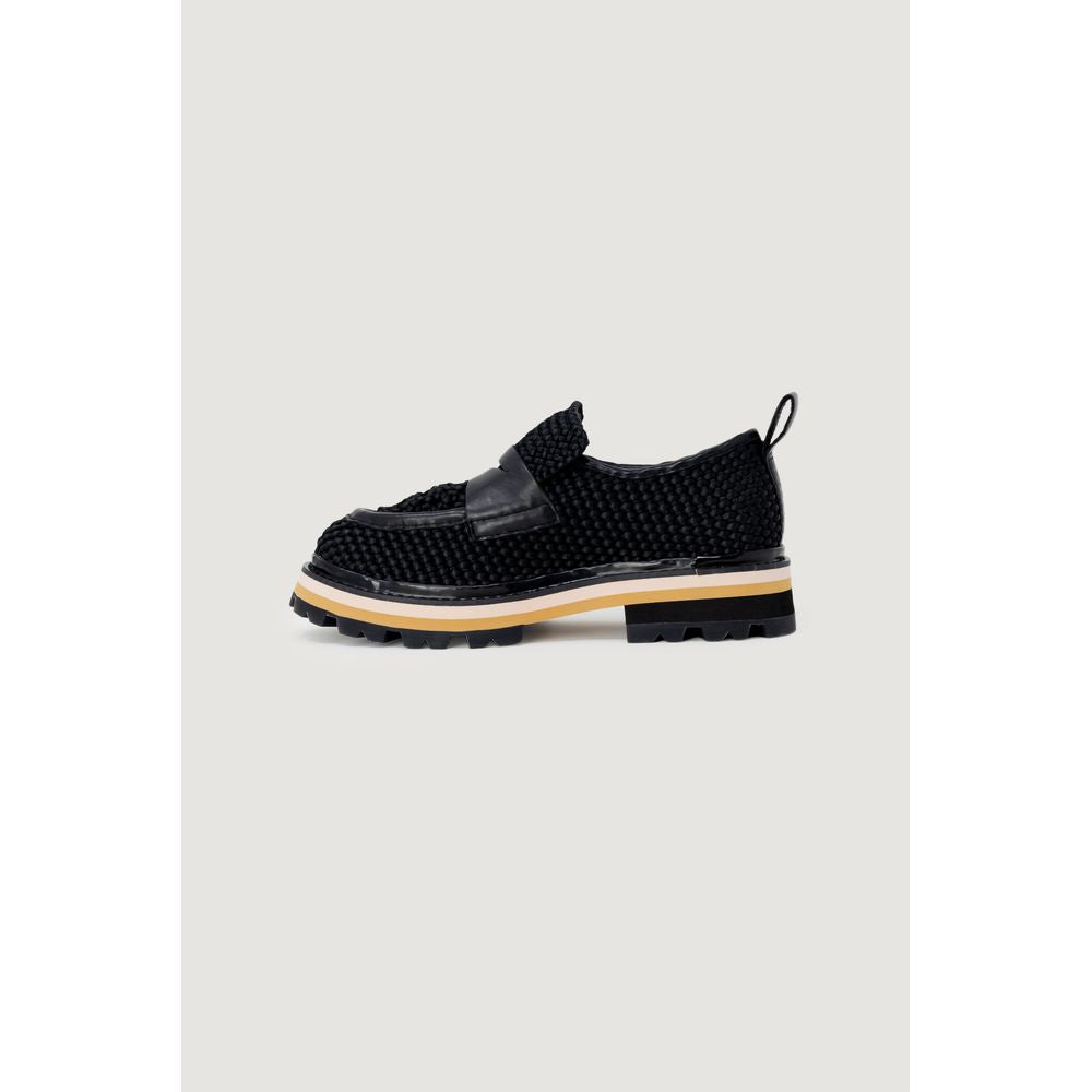 ASH Black Leather Platform