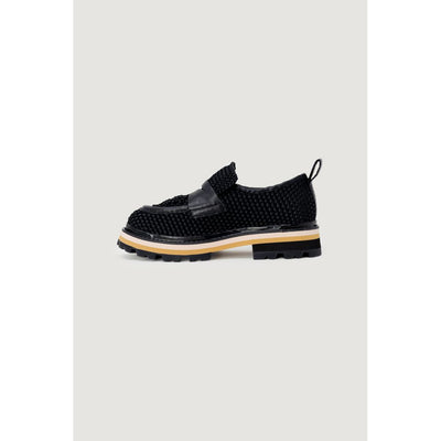 ASH Black Leather Platform