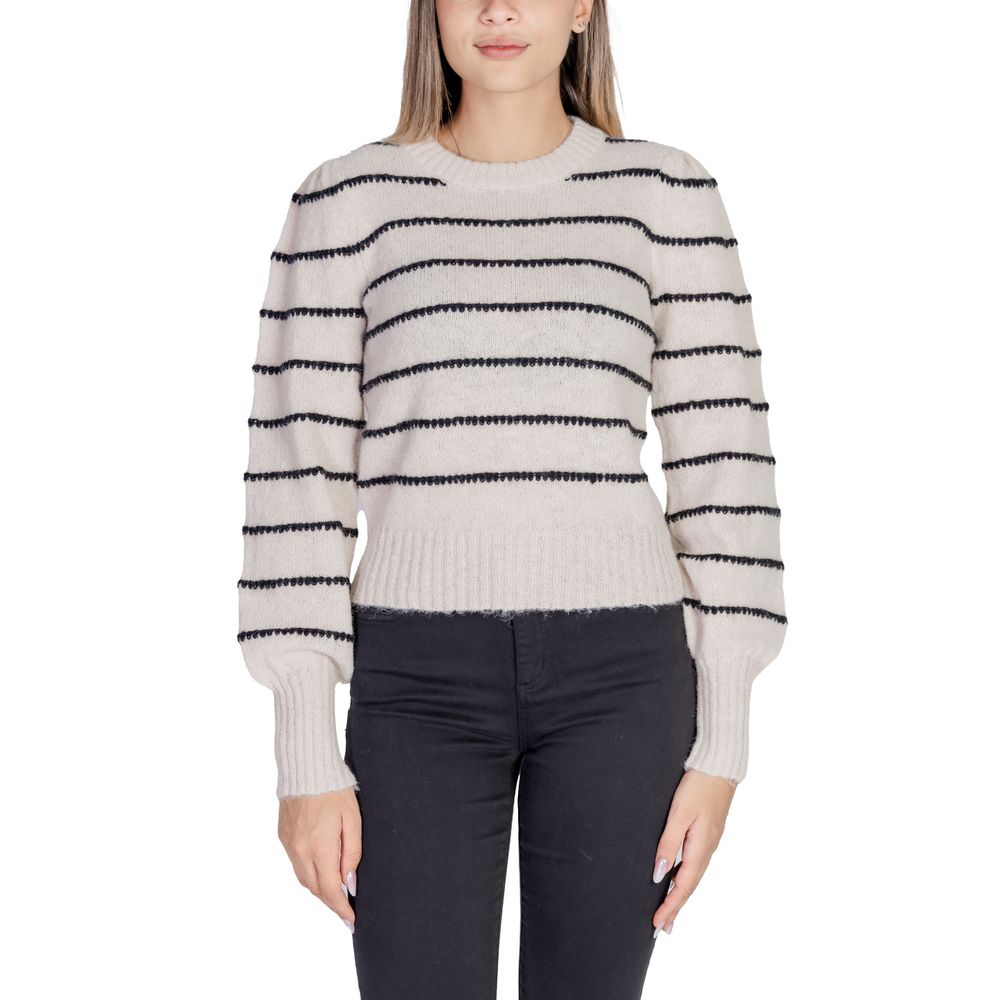 Pull gris en polyester Jacqueline De Yong