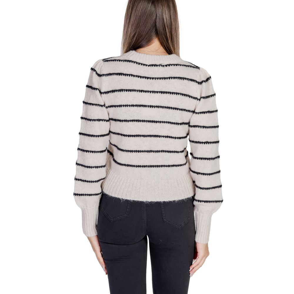 Pull gris en polyester Jacqueline De Yong