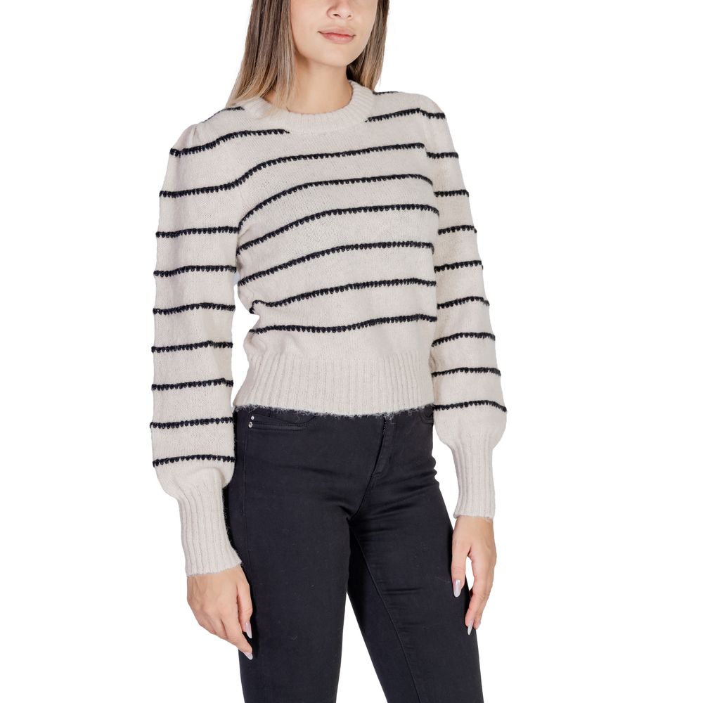 Pull gris en polyester Jacqueline De Yong