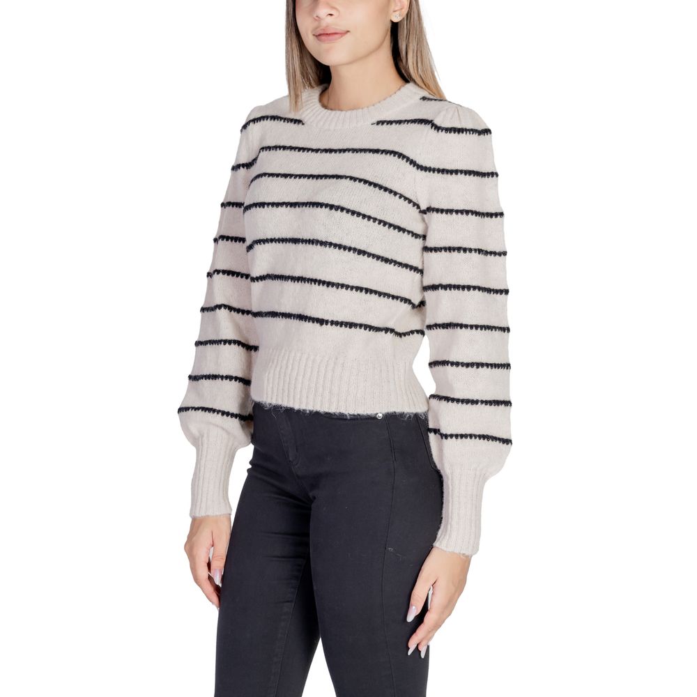 Pull gris en polyester Jacqueline De Yong