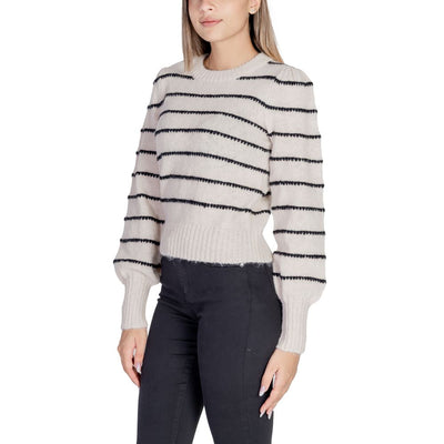 Pull gris en polyester Jacqueline De Yong