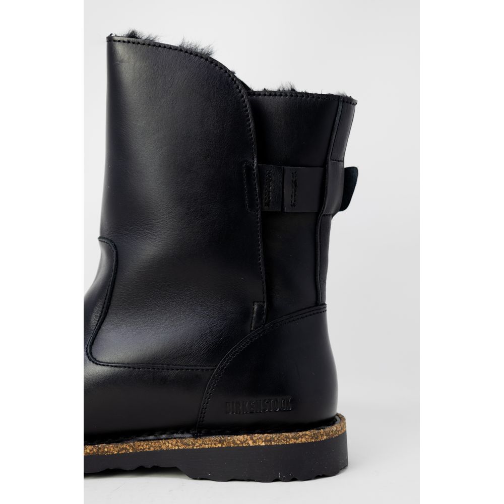 Birkenstock Bottines en cuir noir