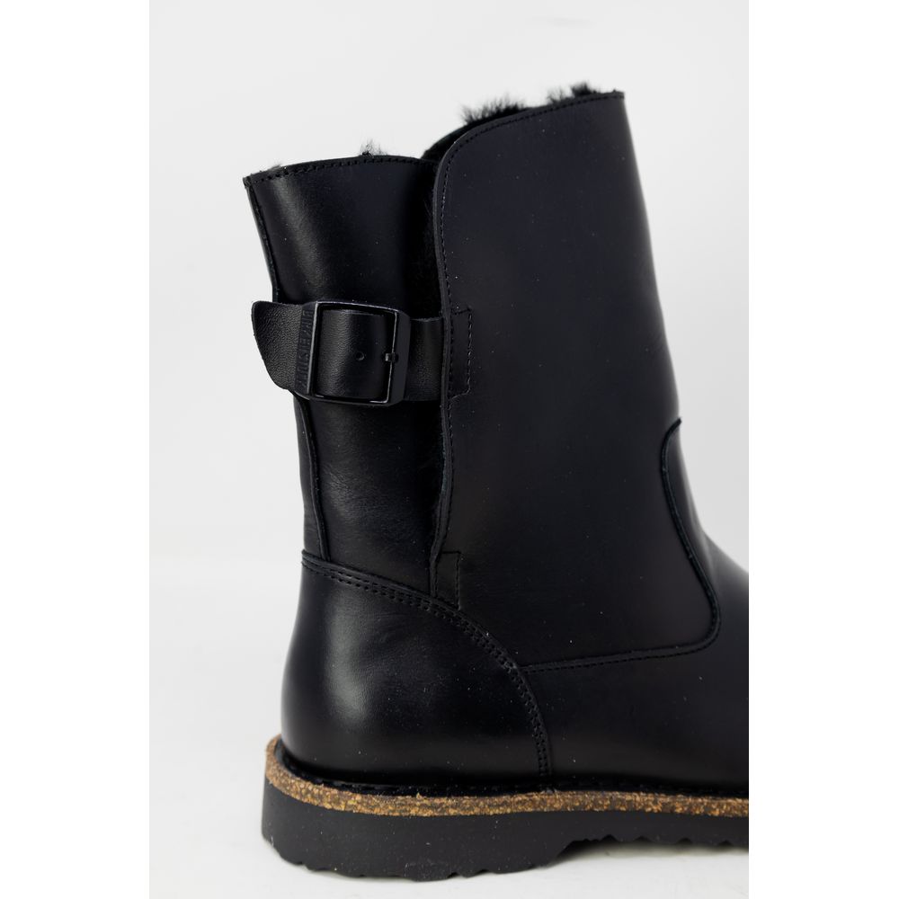 Birkenstock Bottines en cuir noir