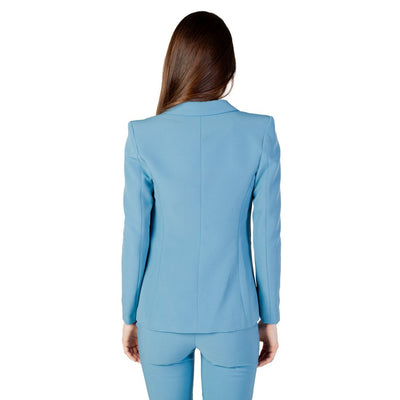 Blazer en polyester turquoise Rinascimento