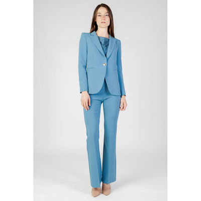 Blazer en polyester turquoise Rinascimento