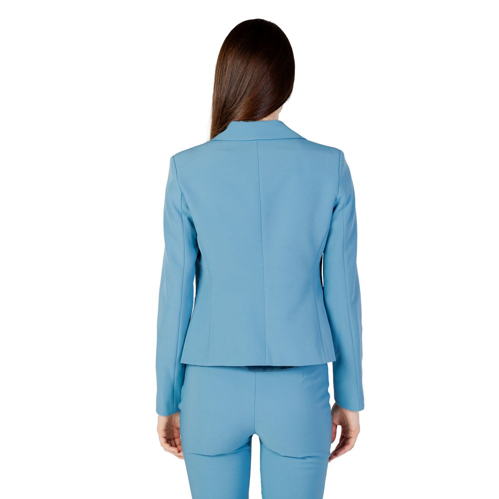 Blazer en polyester turquoise Rinascimento