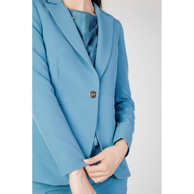 Blazer en polyester turquoise Rinascimento