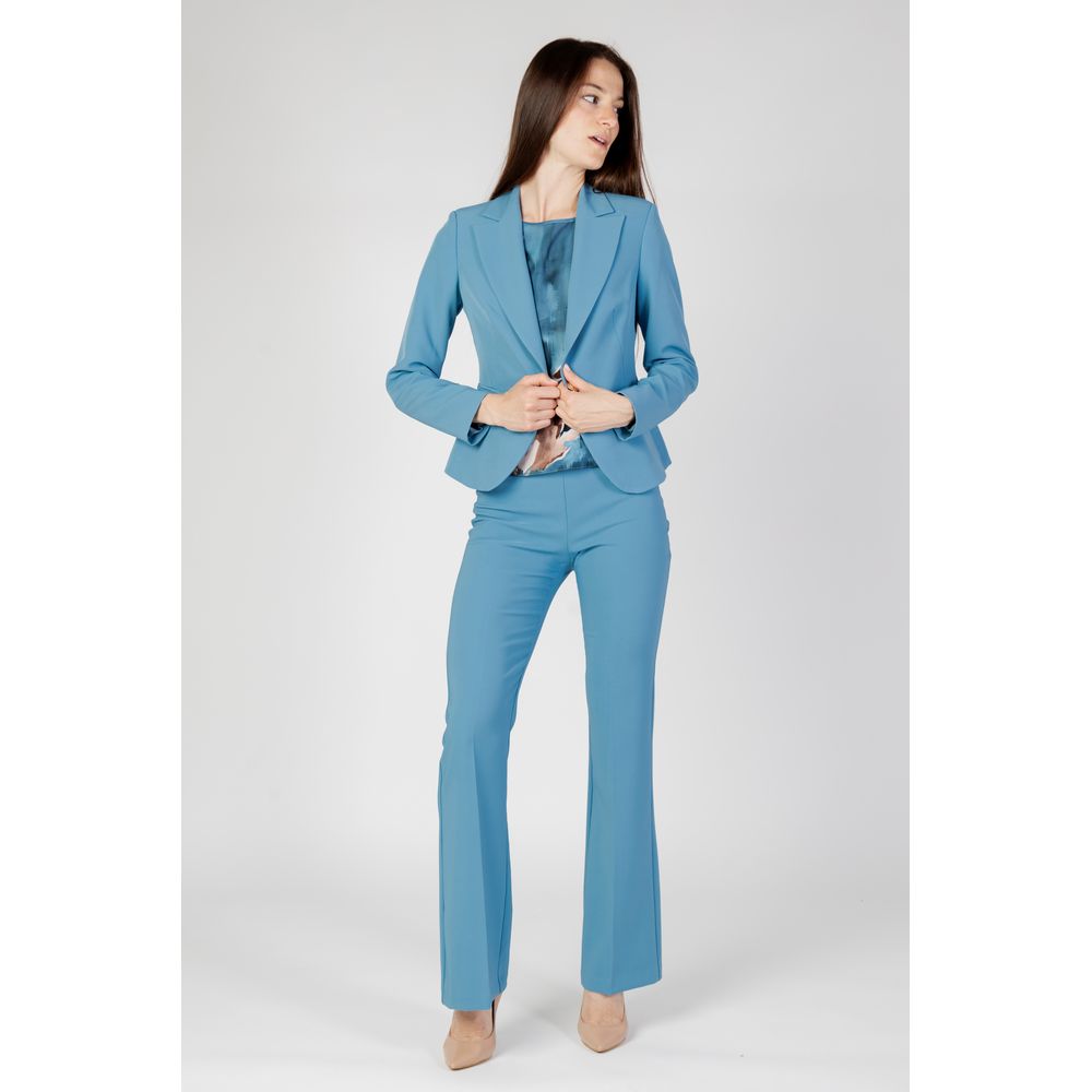 Blazer en polyester turquoise Rinascimento