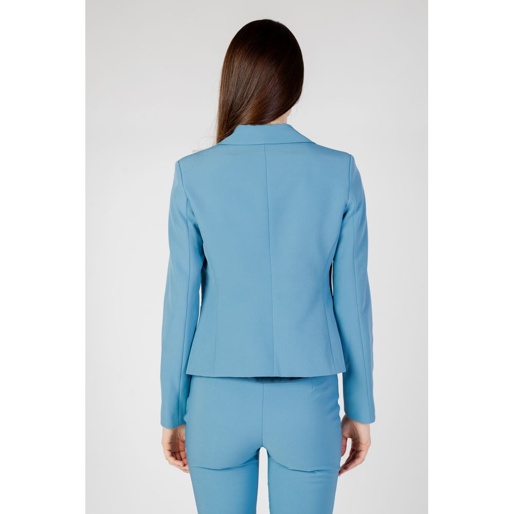 Blazer en polyester turquoise Rinascimento