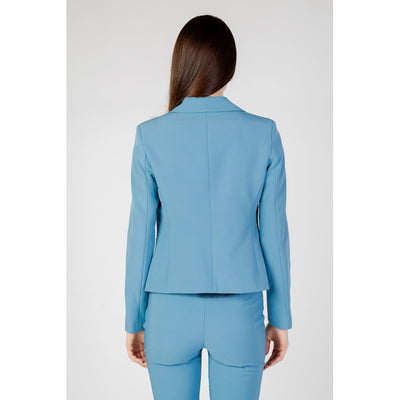Blazer en polyester turquoise Rinascimento