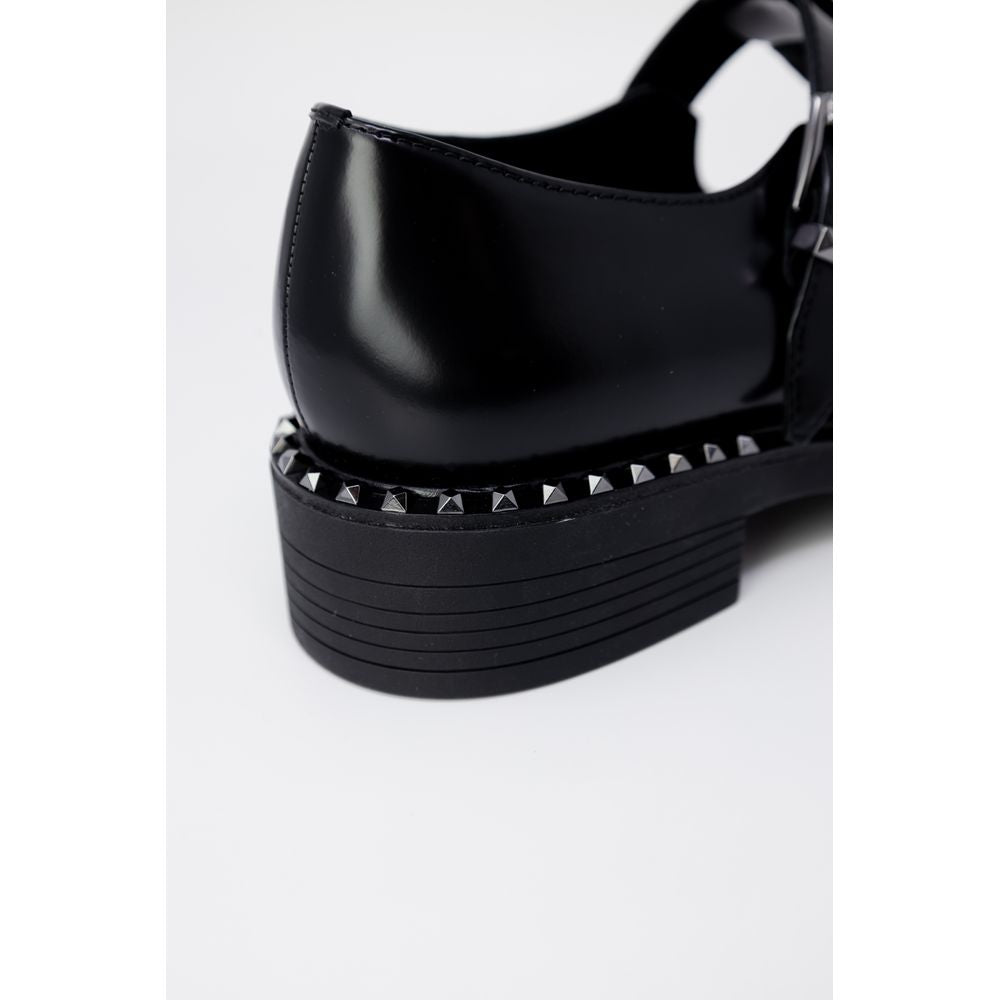 ASH Black Leather Lace-Up Boot