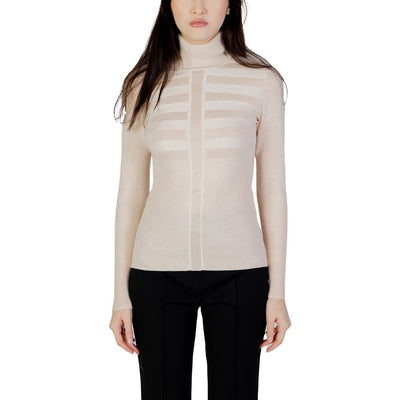 Col roulé en viscose rose Morgan De Toi