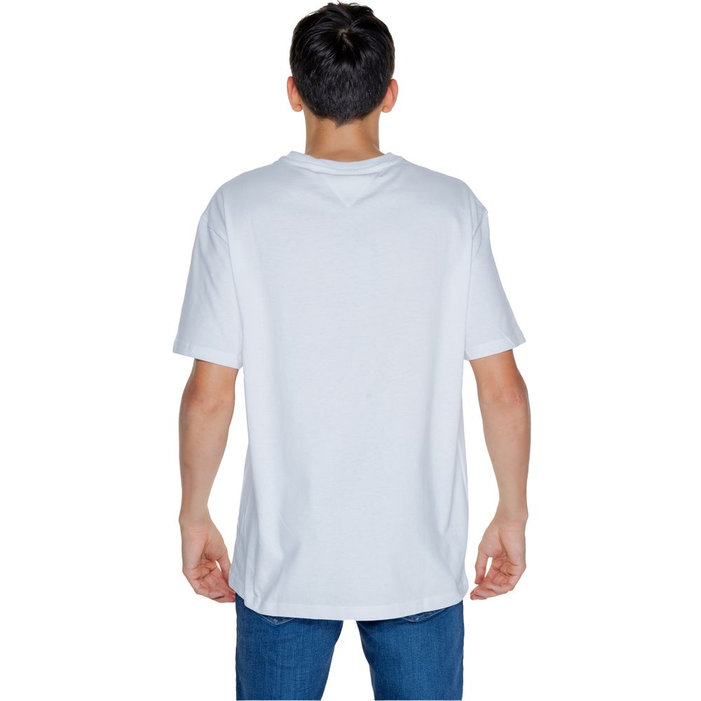 Tommy Hilfiger Jeans Wit Katoenen T-shirt