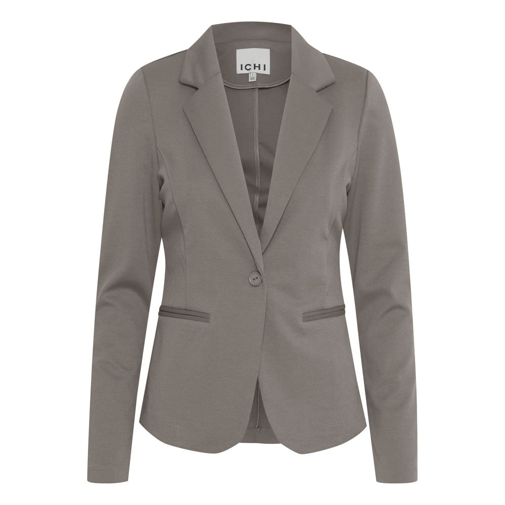 Blazer gris en polyester ICHI