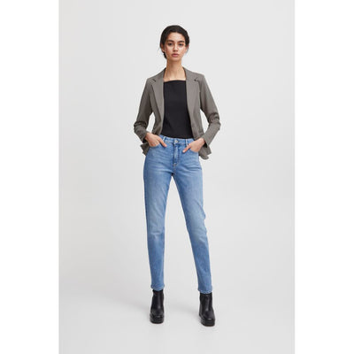 Blazer gris en polyester ICHI
