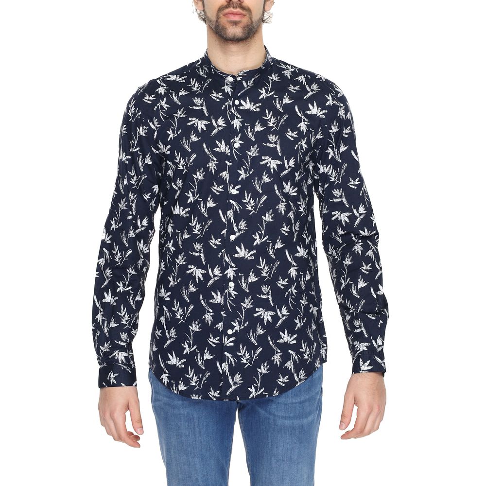 Antony Morato Blauw Katoenen Shirt