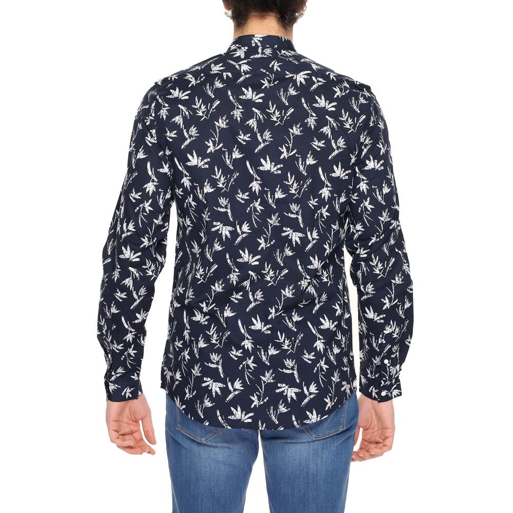 Antony Morato Blauw Katoenen Shirt