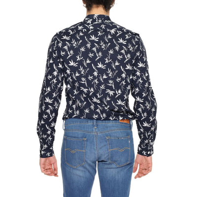 Antony Morato Blauw Katoenen Shirt