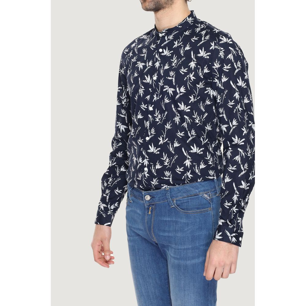 Antony Morato Blauw Katoenen Shirt