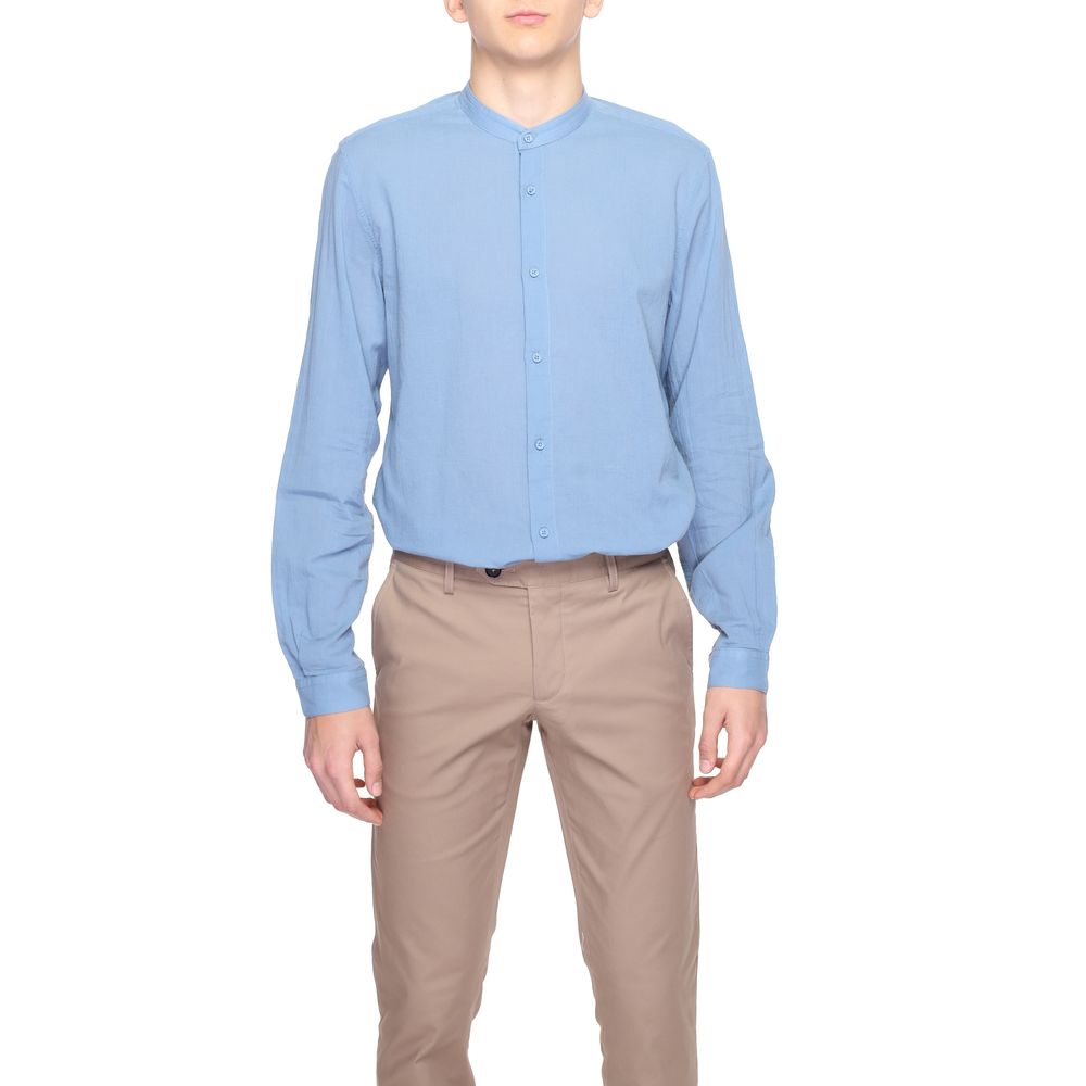 Antony Morato Blauw Katoenen Shirt