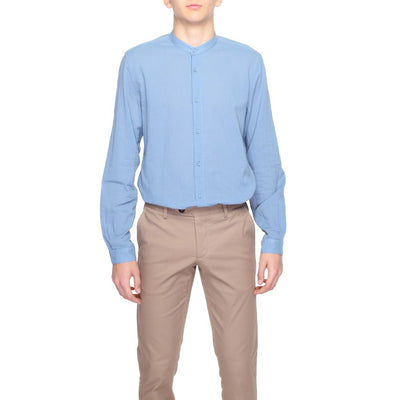 Antony Morato Blauw Katoenen Shirt