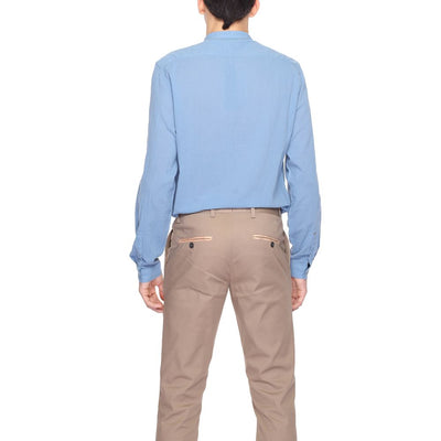 Antony Morato Blauw Katoenen Shirt