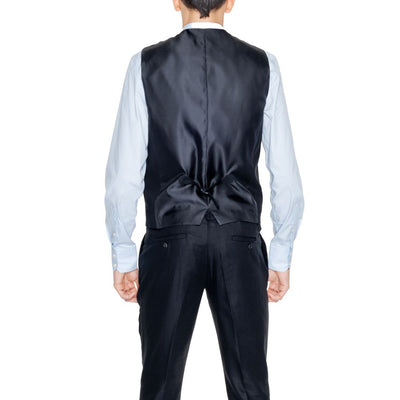 Gilet en lin noir Antony Morato