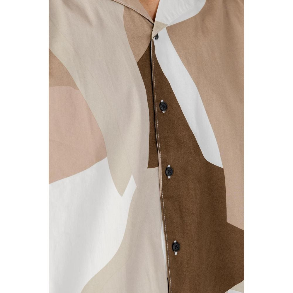 Only &amp; Sons Bruin Katoenen Korte Mouw