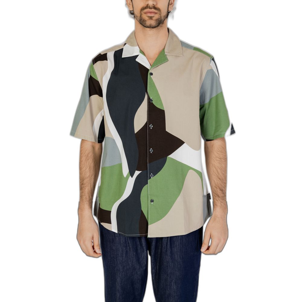 Only &amp; Sons Groene Katoenen Korte Mouw