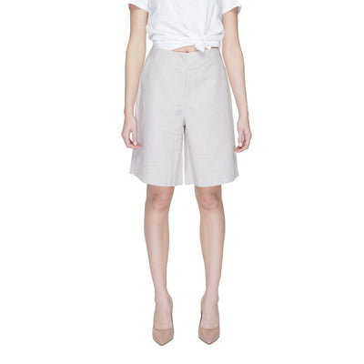 Bermuda en polyester gris Vero Moda