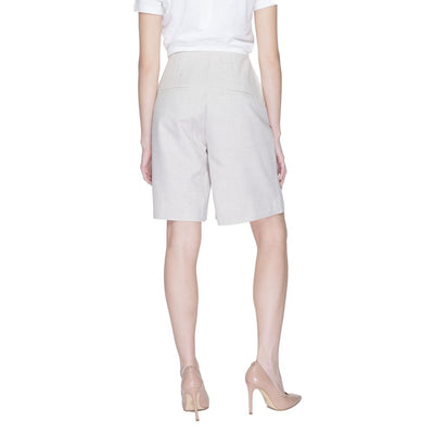 Bermuda en polyester gris Vero Moda