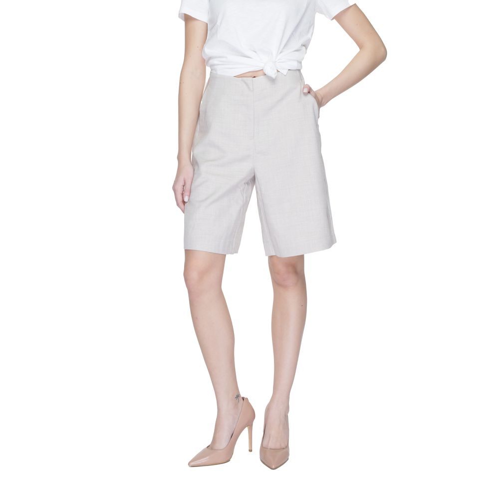 Bermuda en polyester gris Vero Moda